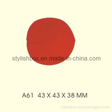 Round Flocking Jewellery Gift Box (A61)